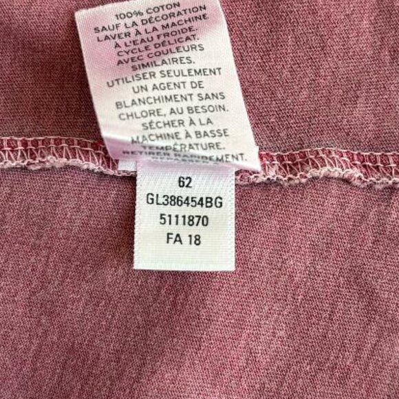 Treasure & Bond (Nordstrom Brand) Red Rosewood Split Sleeve T-Shirt Dress - Picture 5 of 7